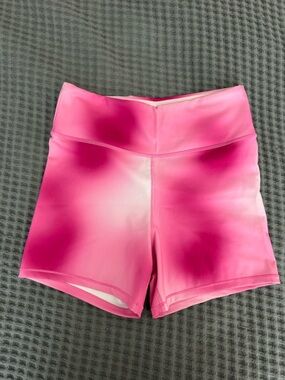 H&M Pink Tie-Dye Bike Shorts